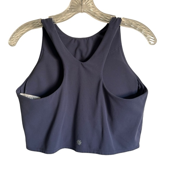 Athleta Conscious Crop in Powervita Navy Blue 446564 Size Large - Picture 2 of 10